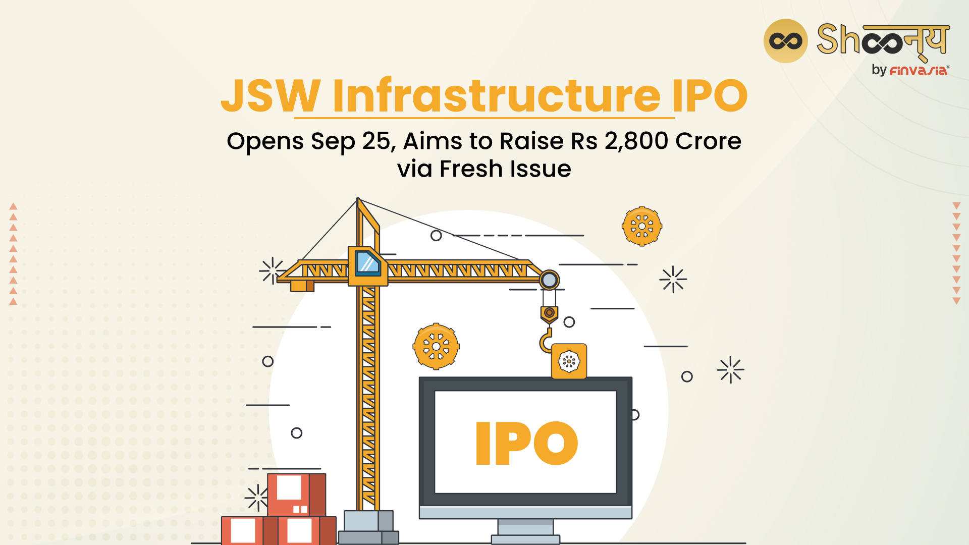
  JSW Infrastructure IPO Opens on Sep 25, Aims to Raise Rs 2,800 Crore via Fresh Issue: Know the Details