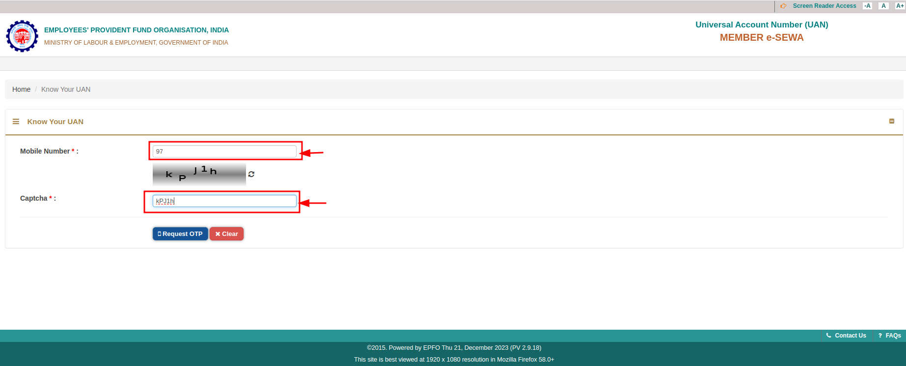 Step-3 Provide Necessary Details