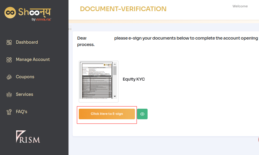 Step-9 E-Sign Your KYC Document