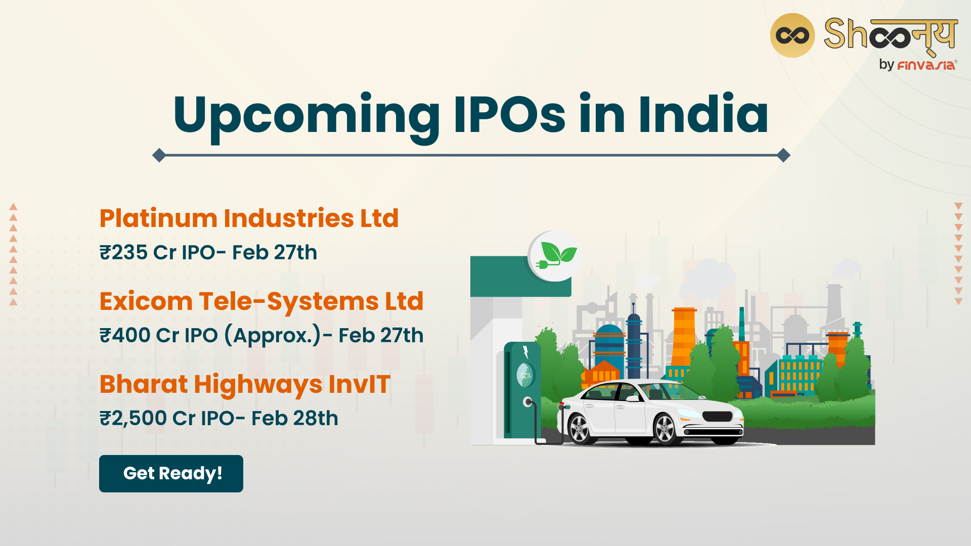 
  Explore Upcoming IPOs in India: Platinum Industries, Exicom Tele Systems and More