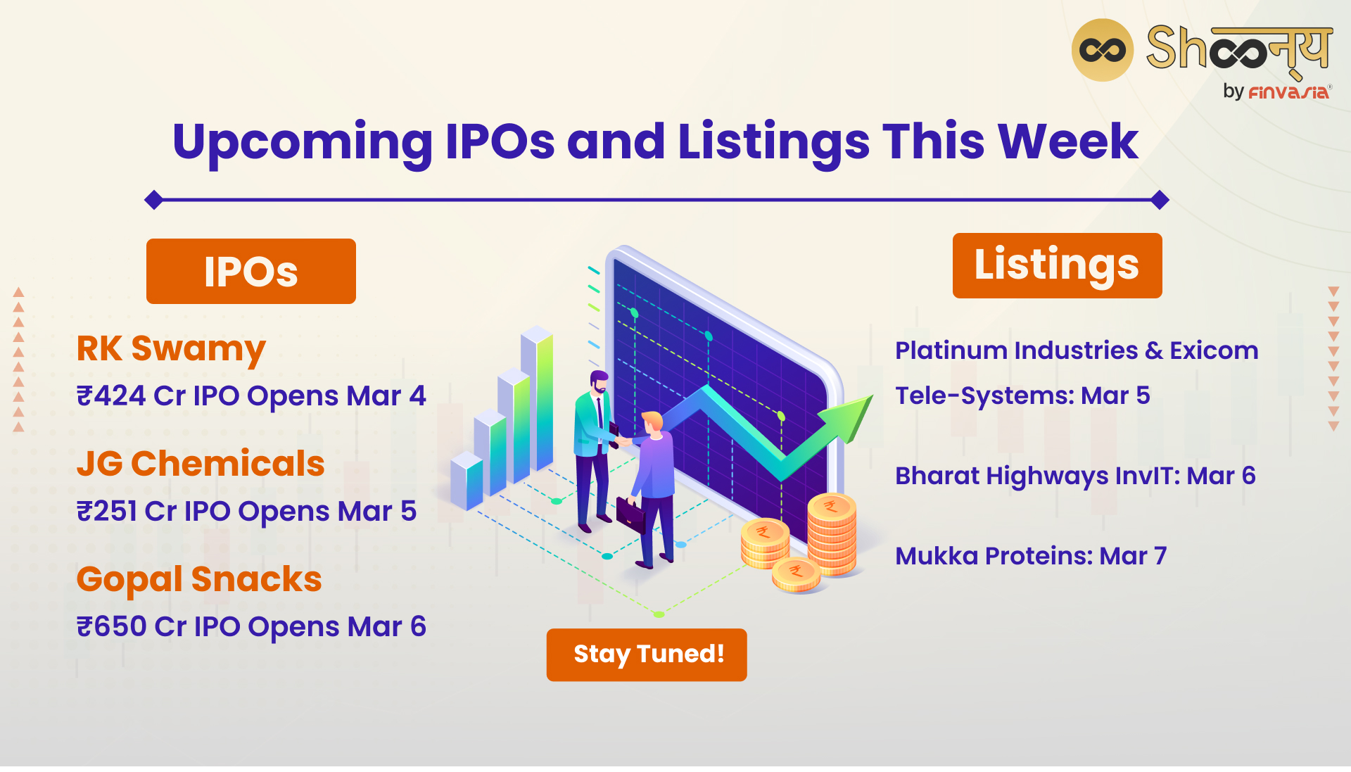 Upcoming IPOs and Listings This Week