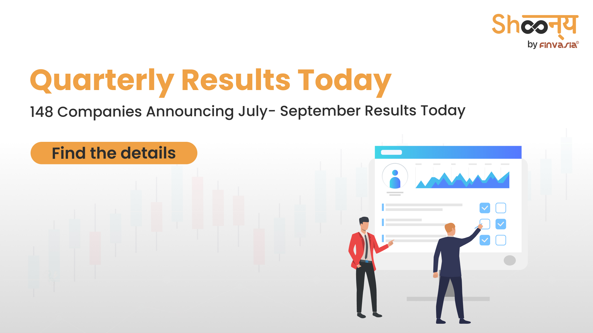 Quarterly results of 148 companies