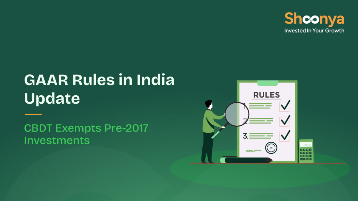 GAAR Rules in India Update